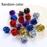 1PCS Feather Black Coloured Pole Random Color Natural With Small Bell Cat Toys Like Birds Hot Sale Make A Cat Stick