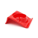 New Melamine Dog Cat Bowl Non-slip Square Color Pet Food Feeding Eating Drinking Bowls Pets Supplies E65B