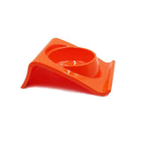 New Melamine Dog Cat Bowl Non-slip Square Color Pet Food Feeding Eating Drinking Bowls Pets Supplies E65B