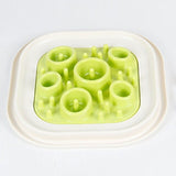 Colorful Pet Dog Feeder Slow Eating Bloat Stop Food Dish Slow Feeding Bowl Anti Choking Puppy Cat Eating Dish Bowl Pet Tool
