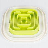 Colorful Pet Dog Feeder Slow Eating Bloat Stop Food Dish Slow Feeding Bowl Anti Choking Puppy Cat Eating Dish Bowl Pet Tool